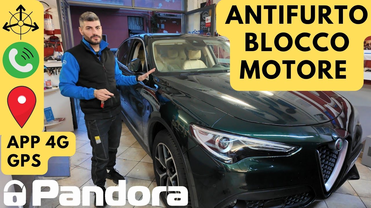 ANTIFURTO BLOCCO MOTORE GPS - PANDORA SMART V4 ALFA ROMEO STELVIO