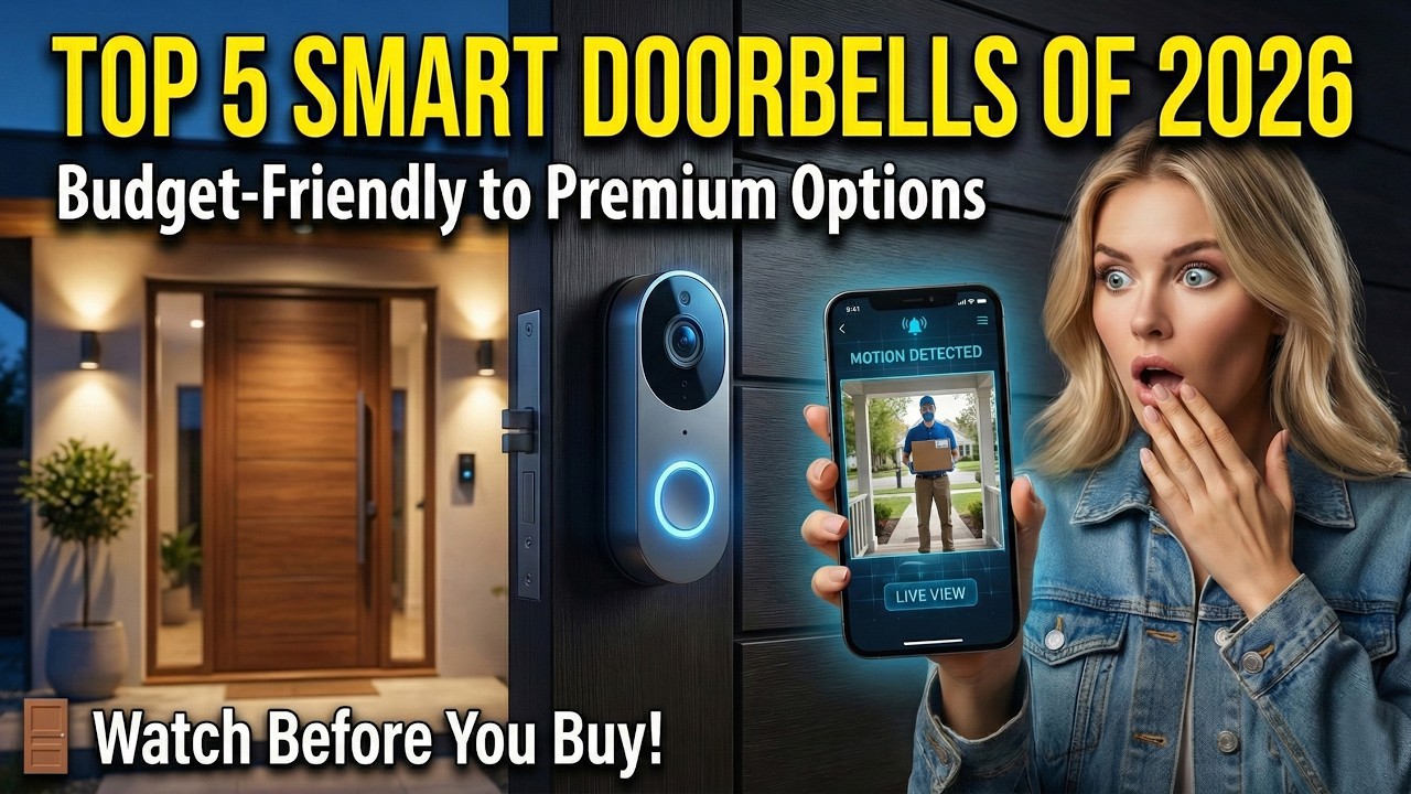 Top 5 Smart Doorbells of 2026: Budget-Friendly to Premium Options! Watch Before You Buy