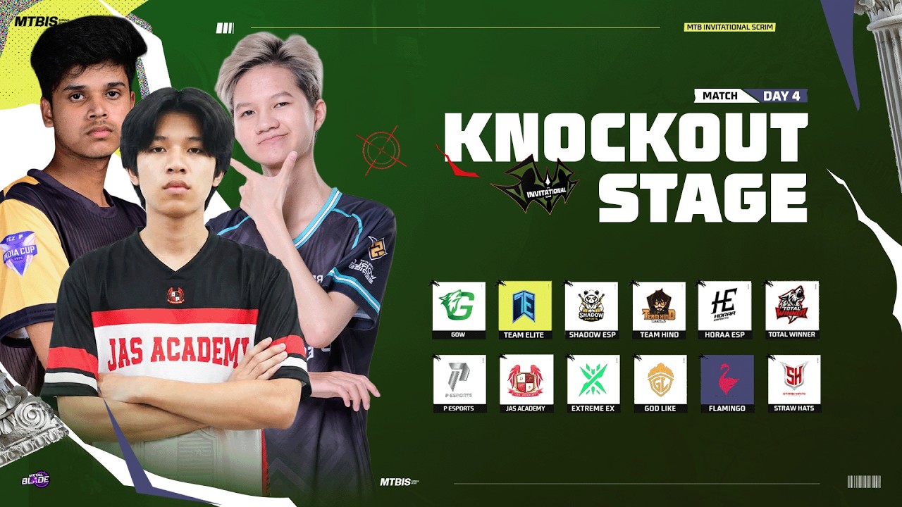 [🔴LIVE] MTB INVITATIONAL SCRIM K.O. D-4 G-AvB || Metal Blade Int.