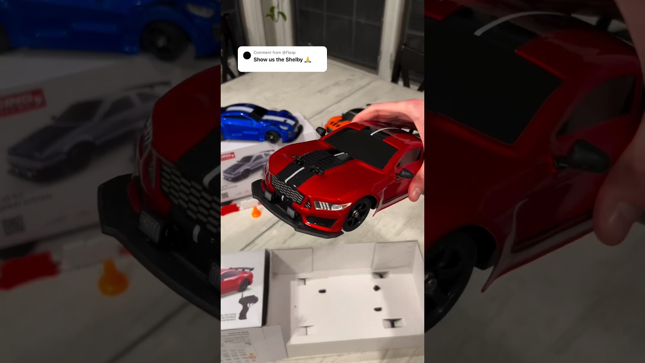 Unboxing our RC drift VAPOR car! (Shelby edition)