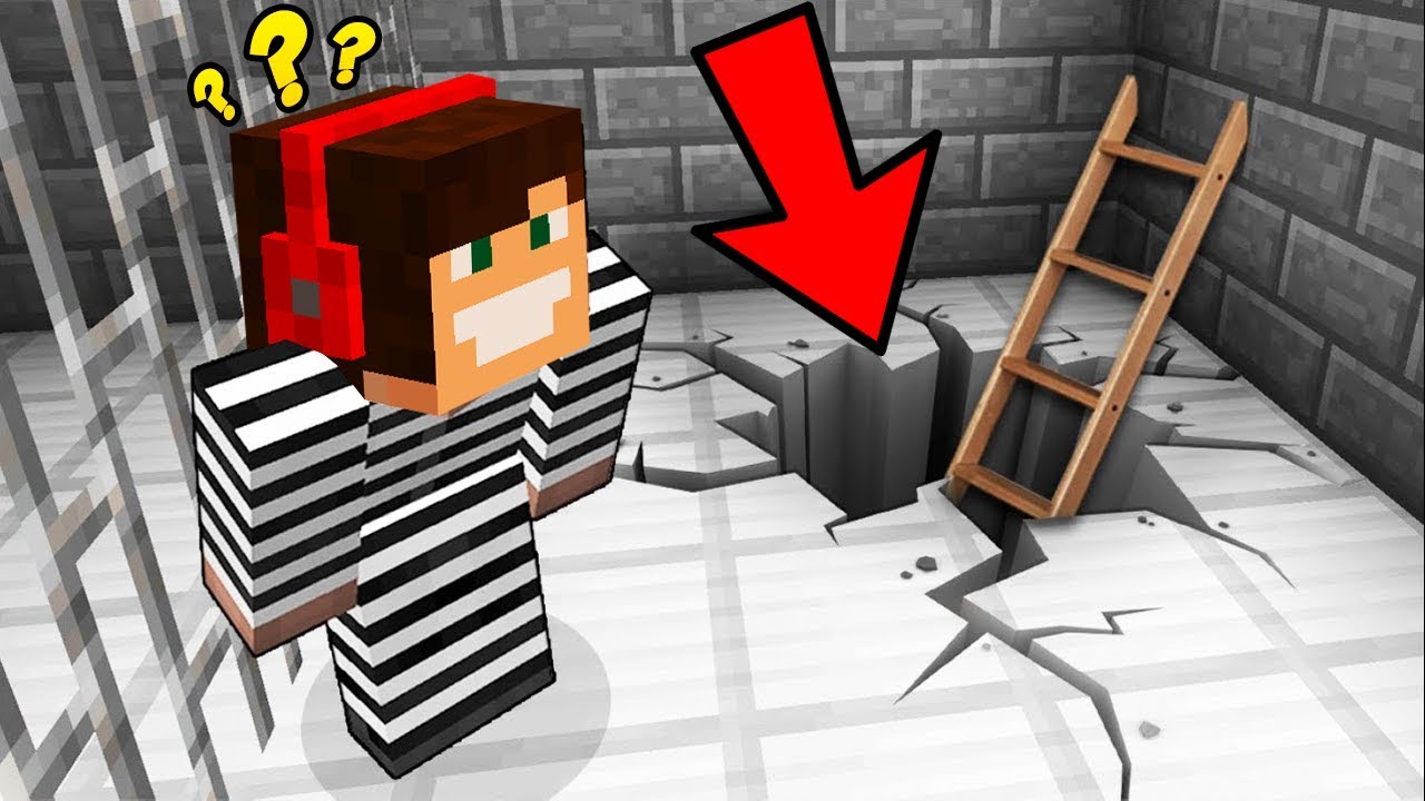 GPLAY ZOSTAJE WSADZONY DO WIĘZIENIA I UCIEKA PRZEZ WIELKĄ DZIURĘ W MINECRAFT!