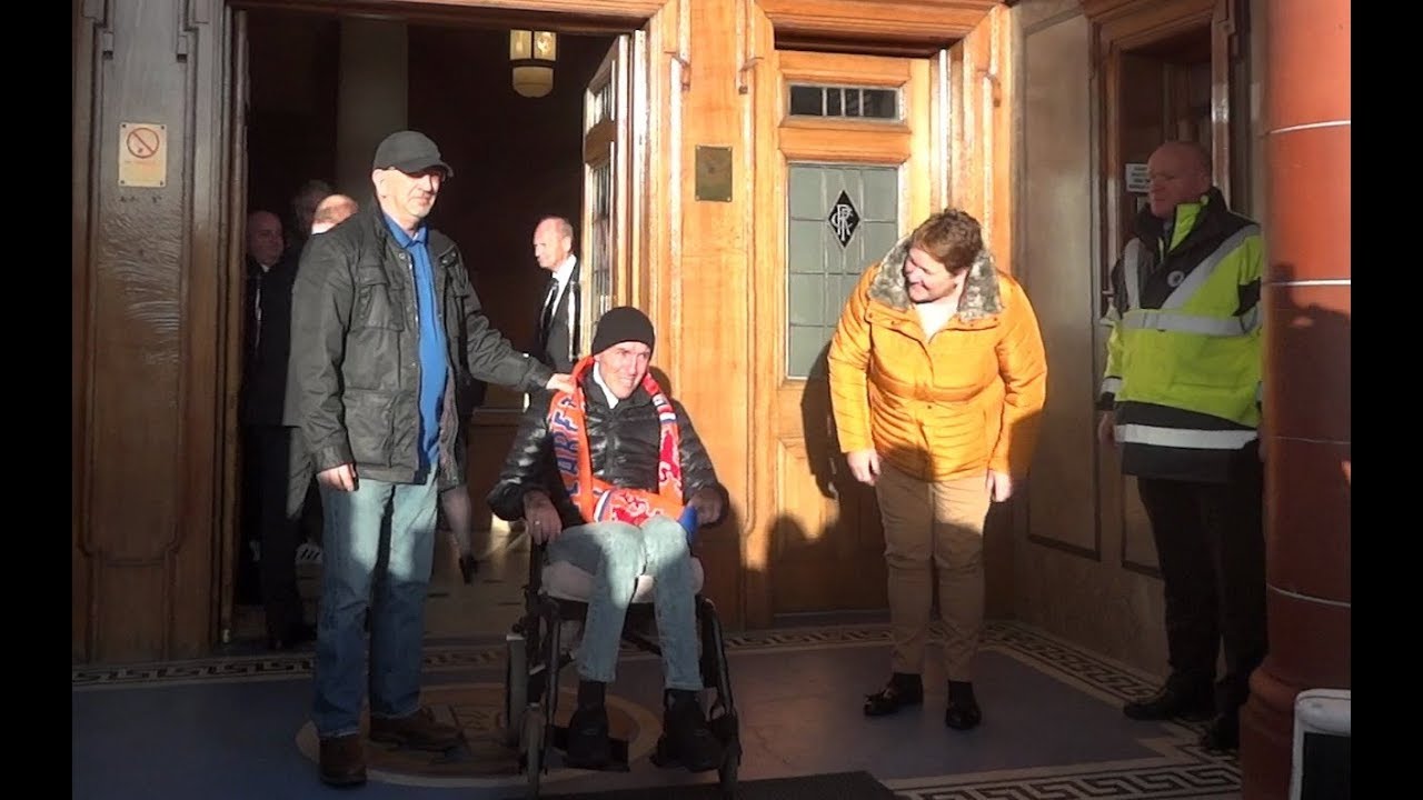 Rangers Legend Fernando Ricksen Returns to Ibrox For The Hamilton Accies Match.