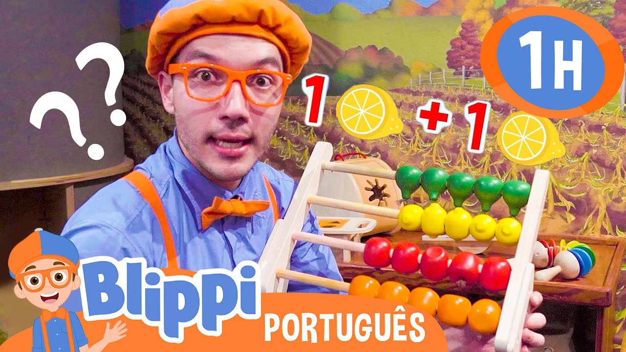 Blippi Visita Um Museu Infantil! | 1 HORA DE BLIPPI EM PORTUGUÊS! | Vídeos Educativos para Crianças