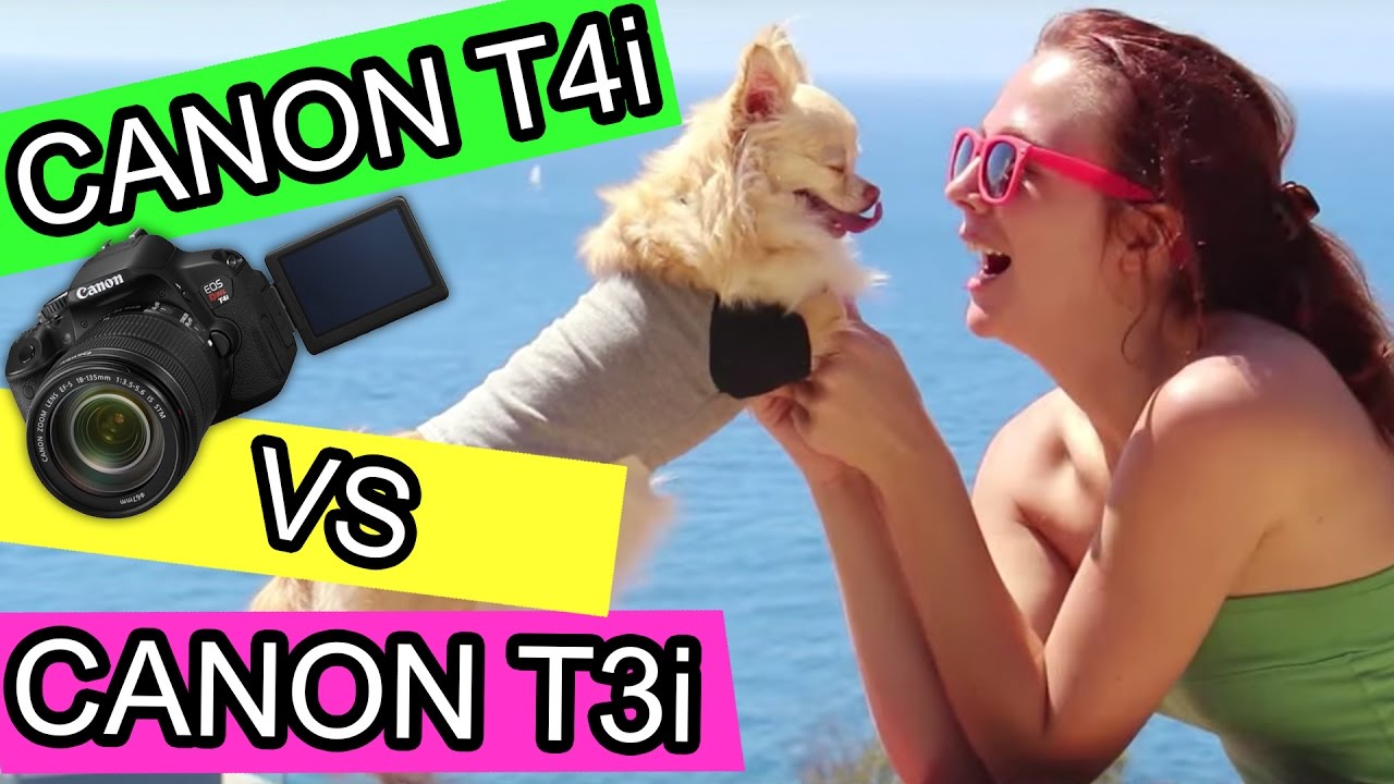 Canon t3i vs t4i comparison video review + autofocus