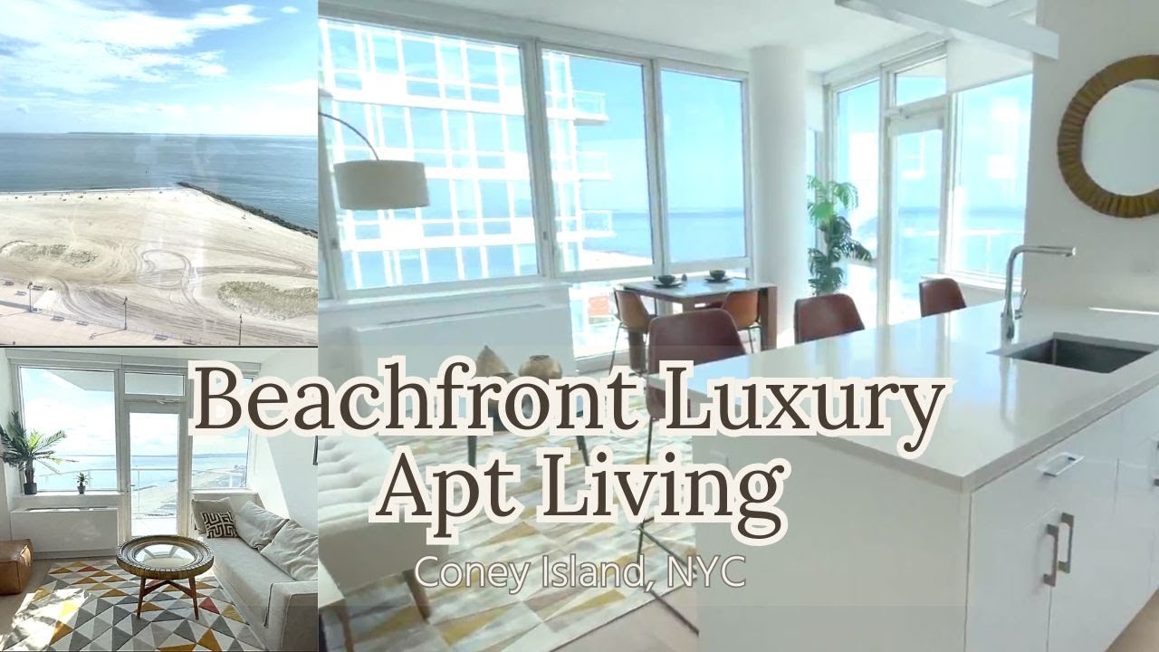 Rare Beachfront Apartment Tour in NYC! | Lux building with beach view from unit