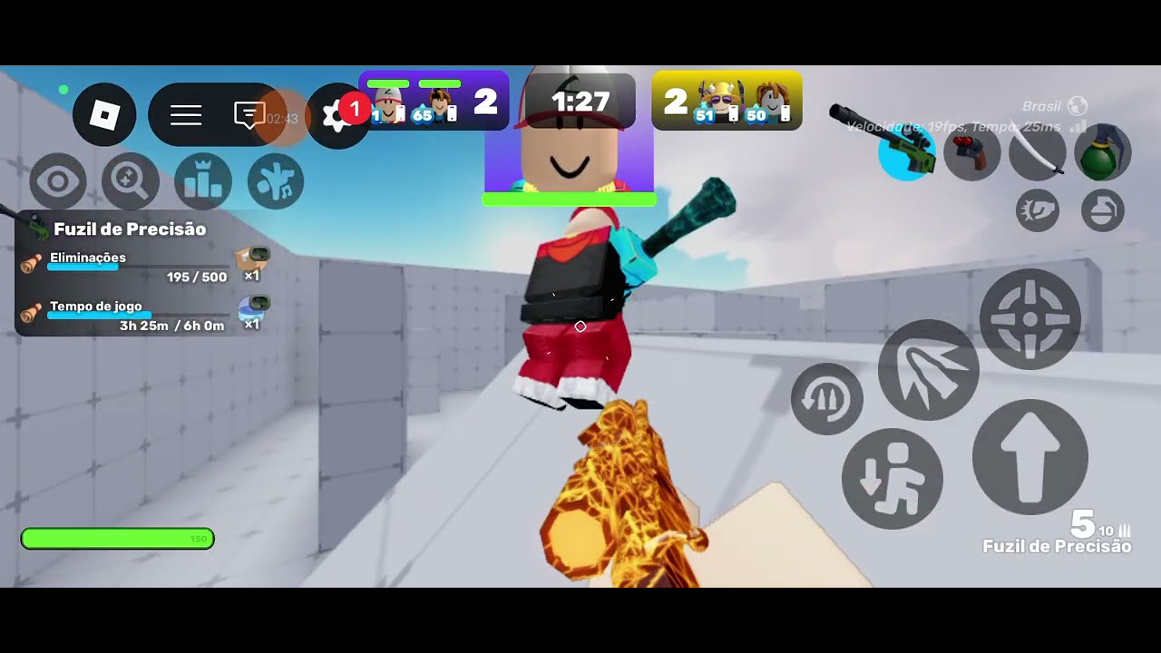 Virei o melhor sniper