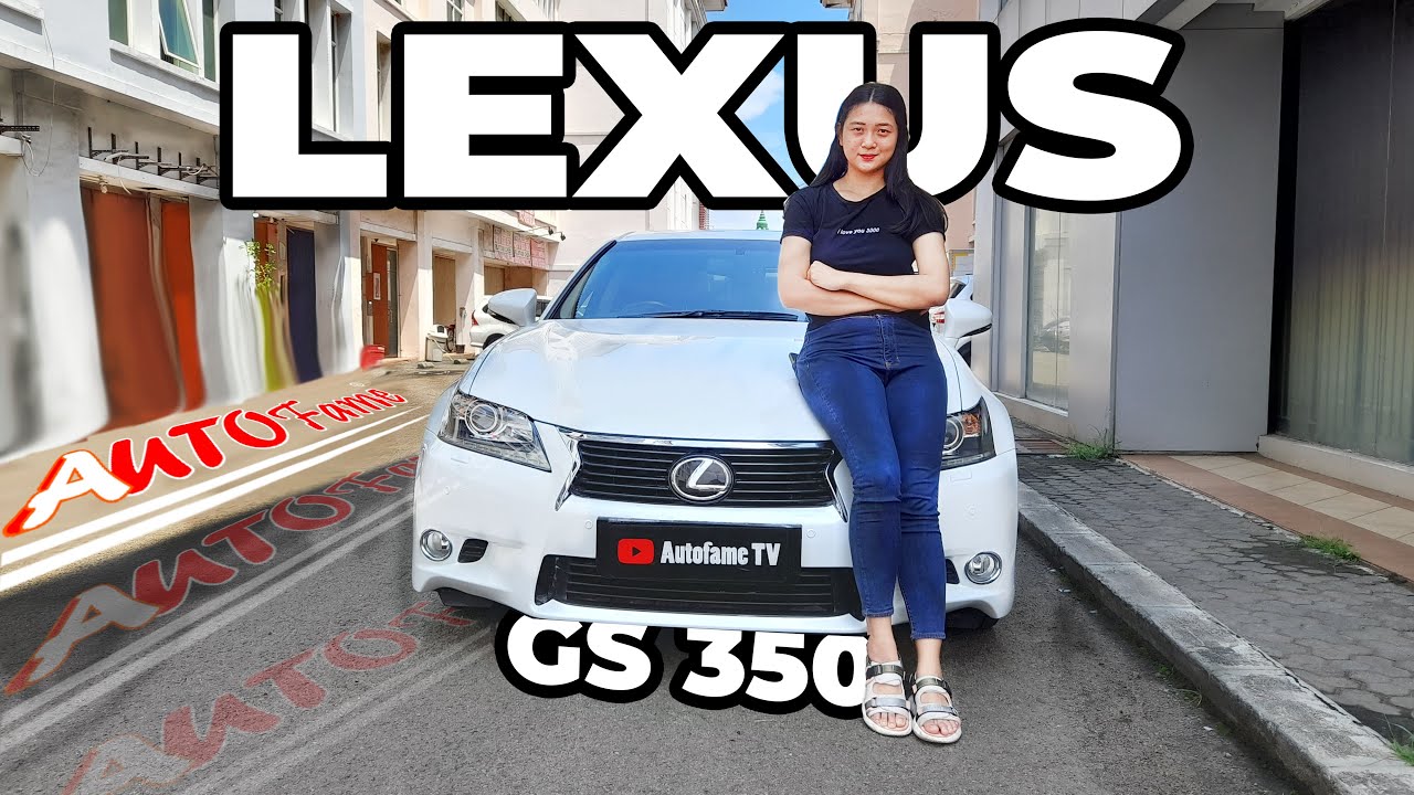 Review Lexus GS350 3.5 V6 Engine 306HP NIK 2012 Sunroof White On Black Full || WITH ANGEL AUTOFAME