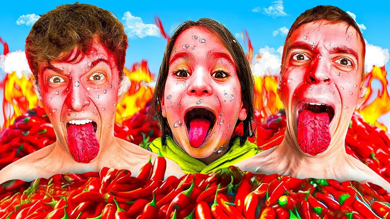 24 STUNDEN SCHÄRFSTE SACHEN DER WELT ESSEN! 🥵🔥