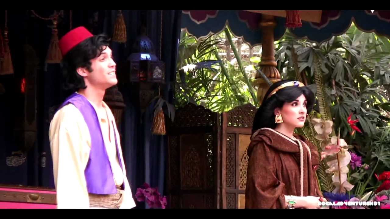 Aladdin's Oasis - Classic Aladdin and Jasmine's Storytelling at Disneyland