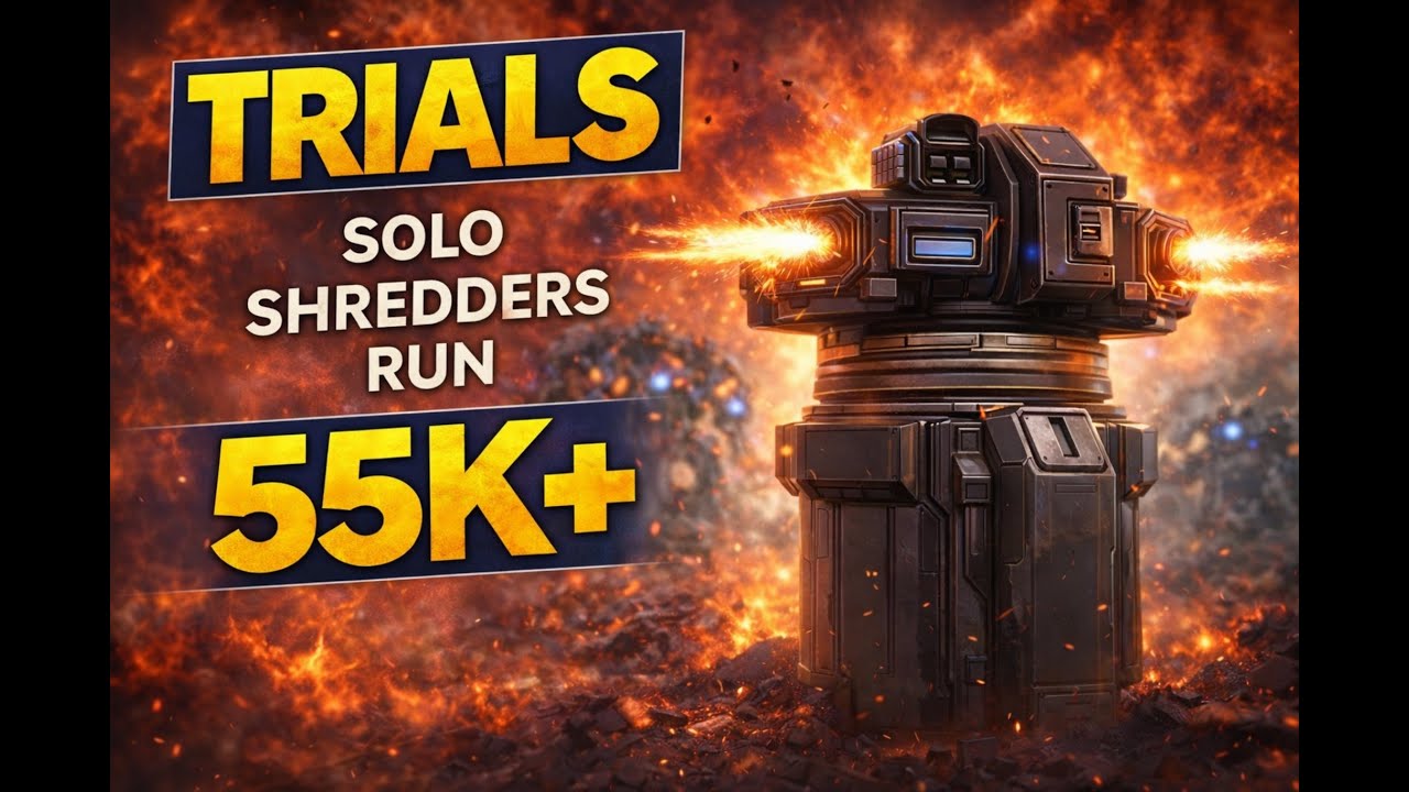 Solo Shredders Trials Run – 55k+ Punkte | Komplettes Gameplay