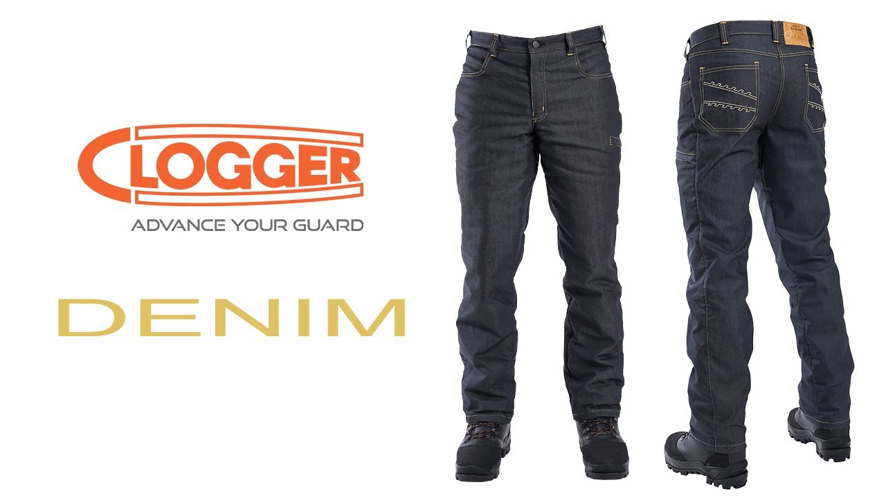 Denim Chainsaw Pants | Lightweight yet tough & with stretch - Clogger Chainsaw protection