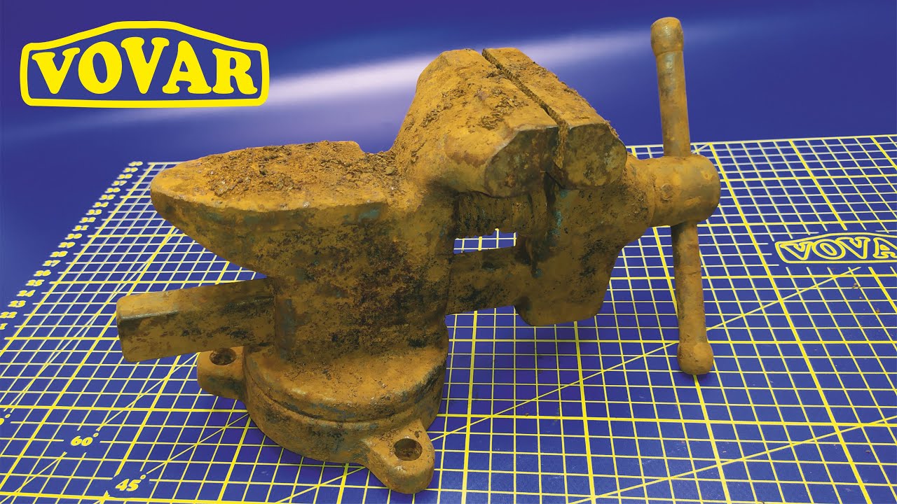 1970s Rusty Swivel Vise RESTORATION AND REPAIR