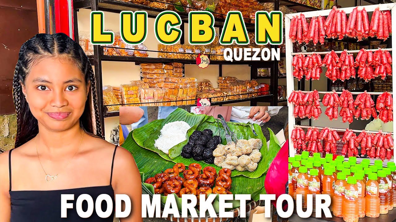 Philippines Food Market & Street Food Tour in LUCBAN Quezon Province | Lucban Unique Delicacies