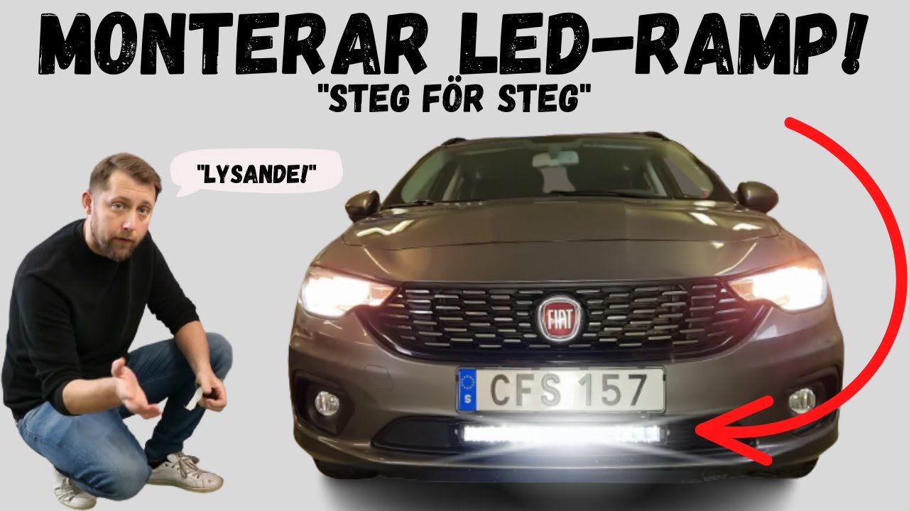 Hur man monterar en led-ramp. Steg för steg! Varde ljus!🍿🥤