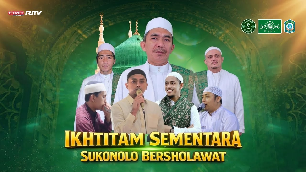 Ikhtitam Sementara Sukonolo Bersholawat Bersama Majlis Riyadlul Jannah Korwil Bululawang