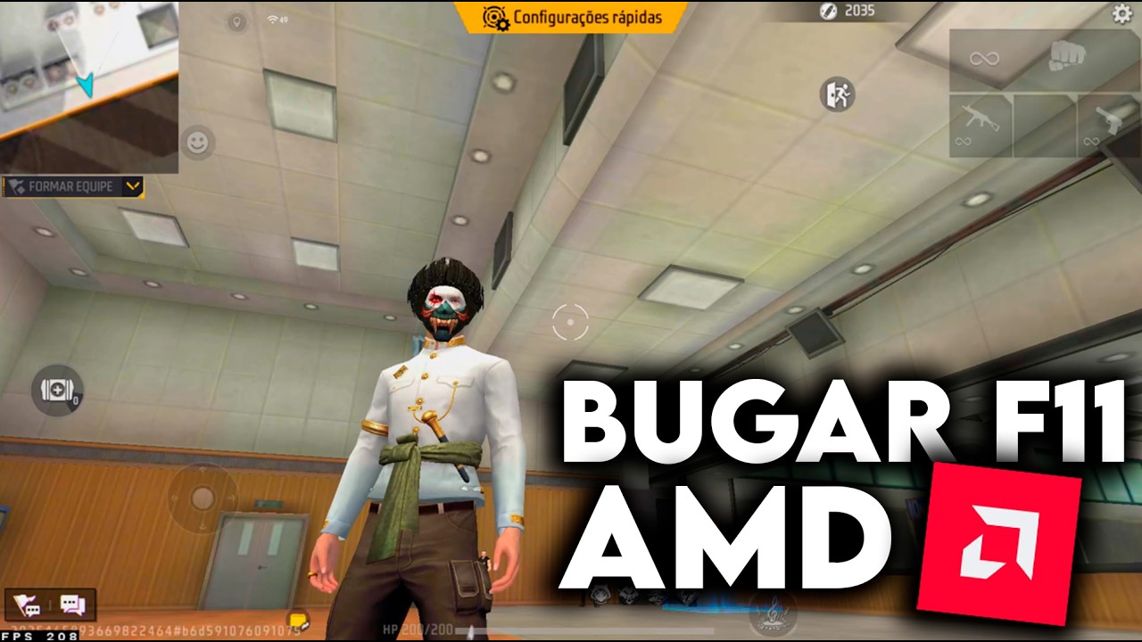 COMO BUGAR F11 EM PLACA DE VIDEO DA AMD FREE FIRE!!