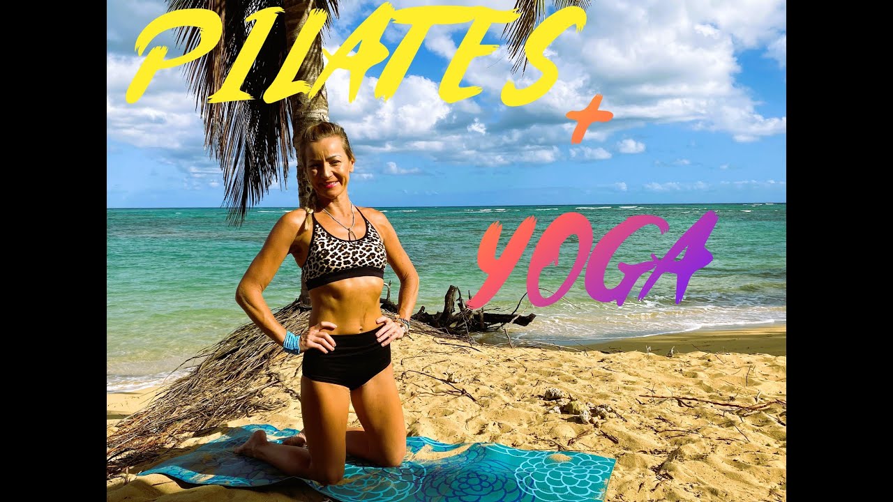 PILATES + YOGA POD PALMAMI. TRENING NA DOMINIKANIE. PLAZA POPPY; LAS TERRENAS