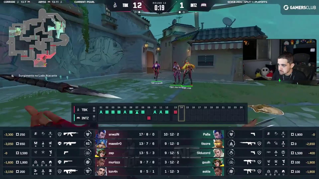 MIBR Academy 0x0 2GAME - Gamersclub Valorant Challengers Brasil Playoffs Split 1