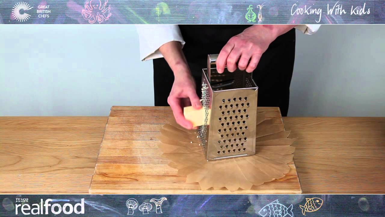How to Grate Cheese - Cooking with Kids