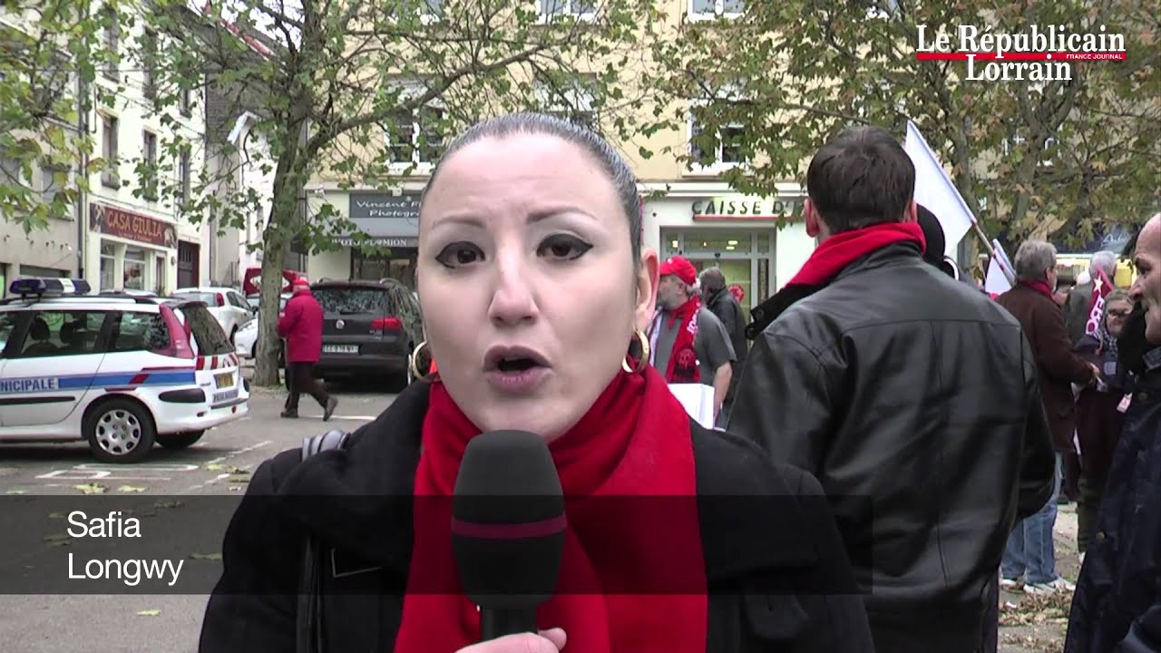 Manifestation contre l'austérité : Longwy dans le défilé