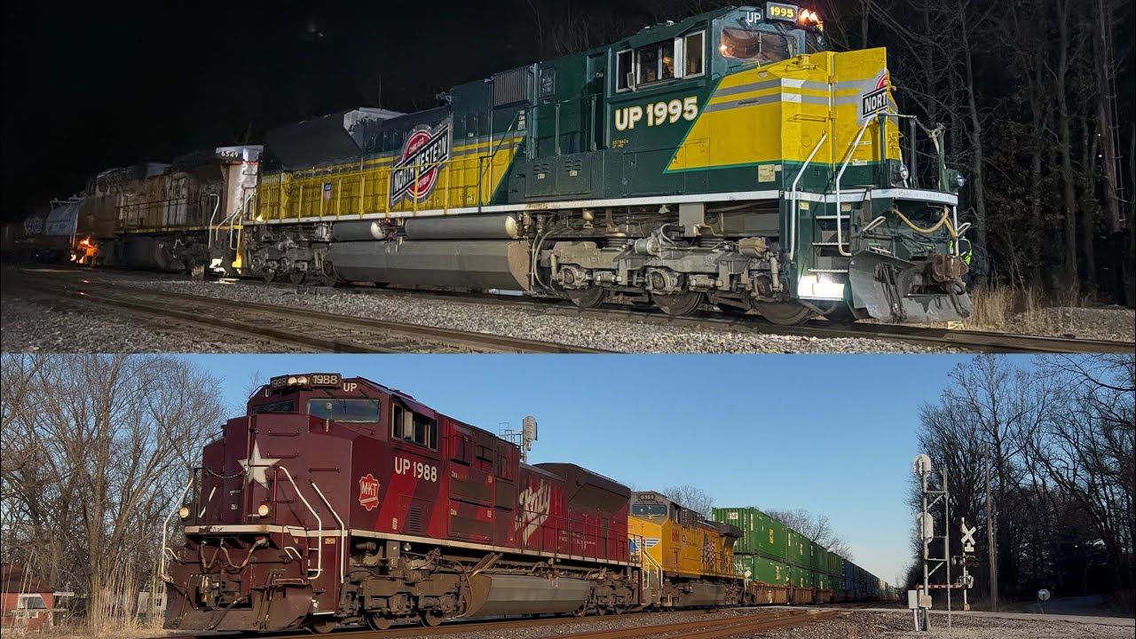 12-19-2025 UP 1988 and 1995 Leading on the Chester Sub and More