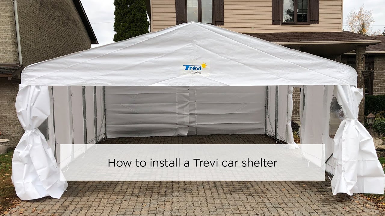 How to install a Trevi car shelter