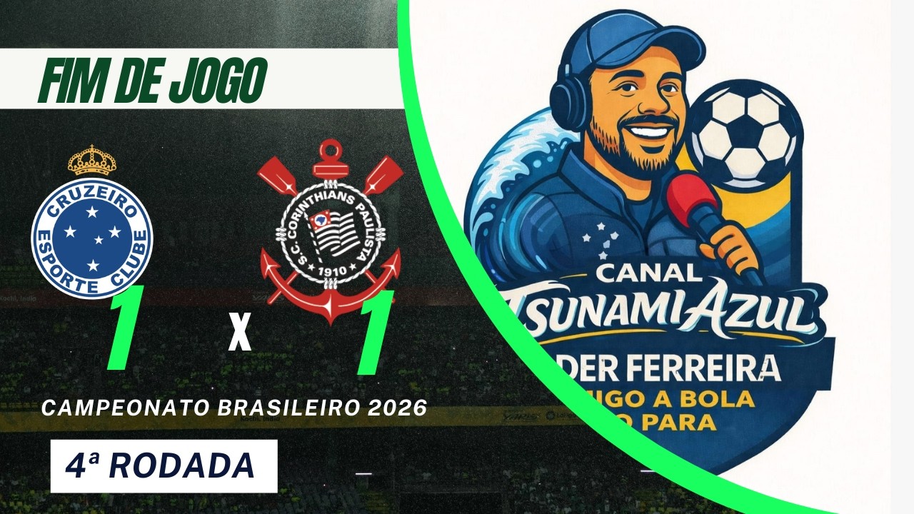 CRUZEIRO 01 X 01 CORINTIANS  SERIA UM RESULTADO NORMAL SE O CENÁRIO FOSSE NORMAL !!!