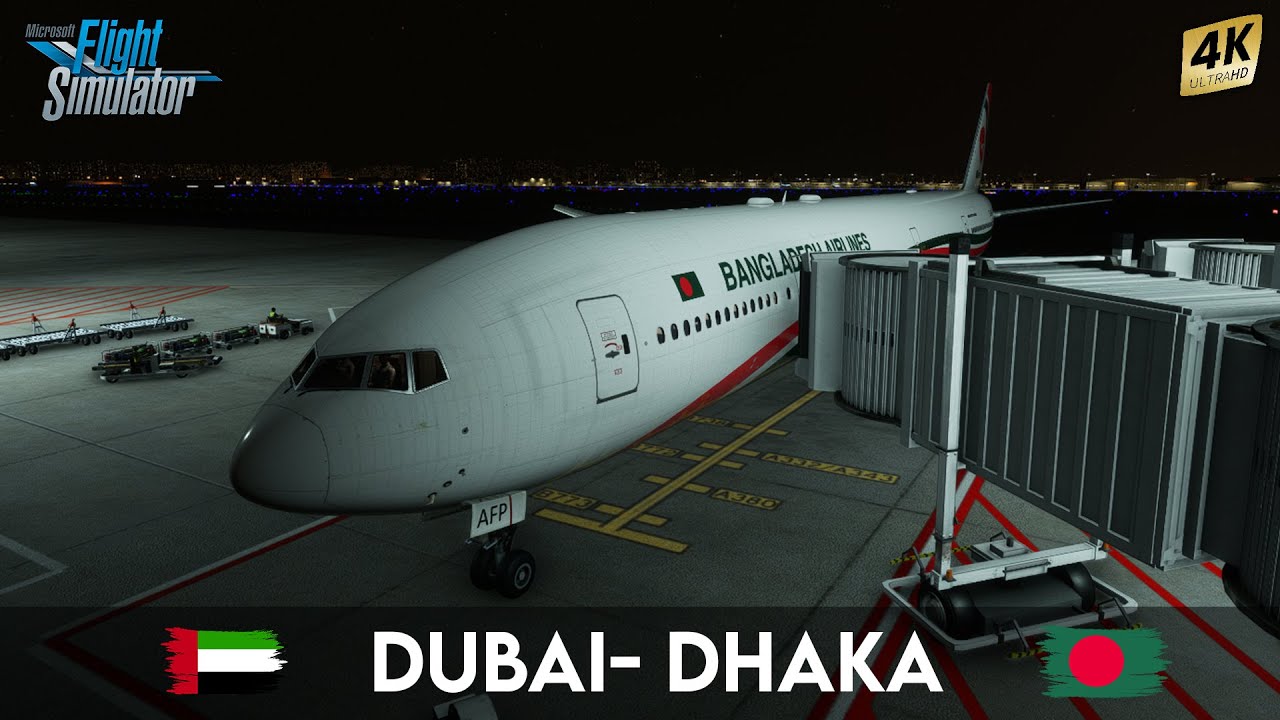 Fly from Dubai to Dhaka with Biman Bangladesh! | Microsoft Flight Simulator 2020 | UpstartGaming