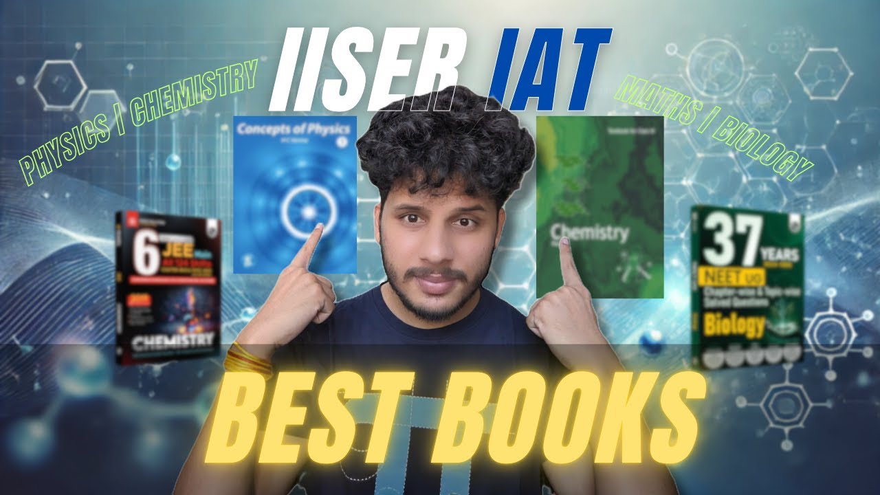 📖 Best Books for IISER Aptitude Test (IAT) &ndash; Physics, Chemistry, Maths & Biology! #iiser #iat