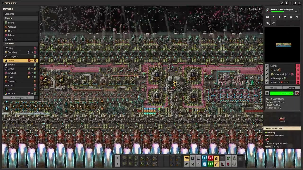 Factorio Space Age - Promethium Science Platform