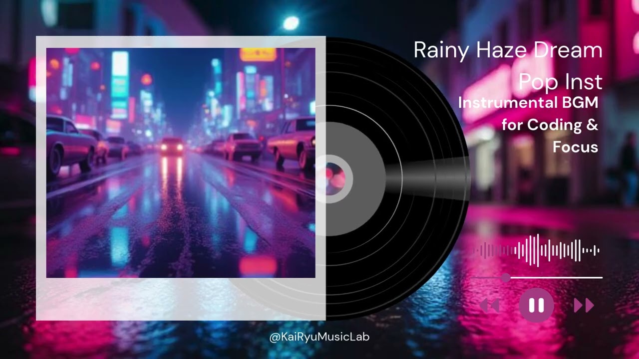 【雨色朦朧】Rainy Haze Dream Pop Inst | 懷舊．閱讀．雨天氛圍 BGM (No Vocals)