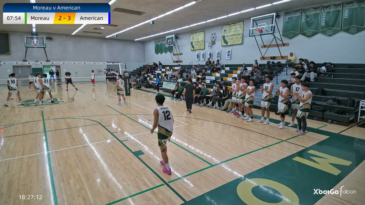 Moreau Catholic v American HS | Introduction & Set 1 | Volleyball