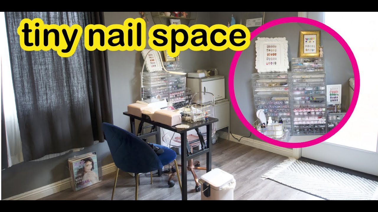 Nail Art Organization + Nail Room Tour