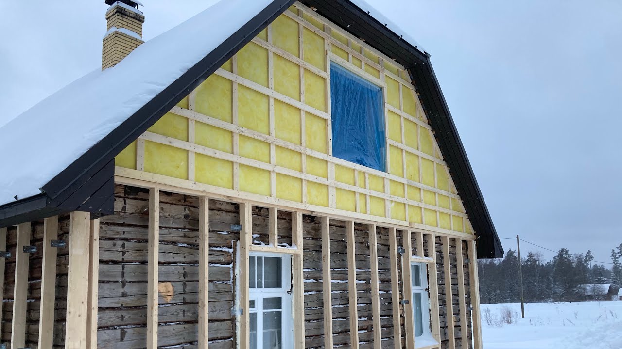 Snow Won’t Stop the Build | One Gable Wall Done