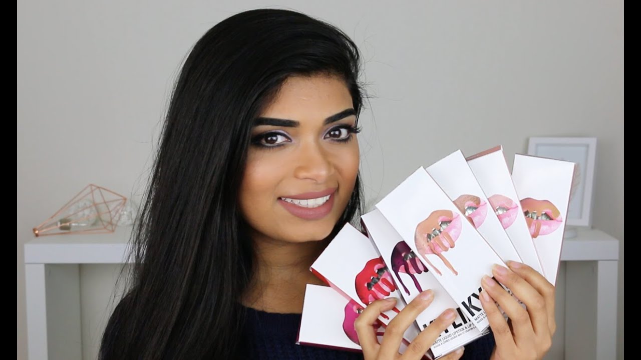 KYLIE LIPKITS: LIP SWATCHES | MEDIUM SKINTONES ♡