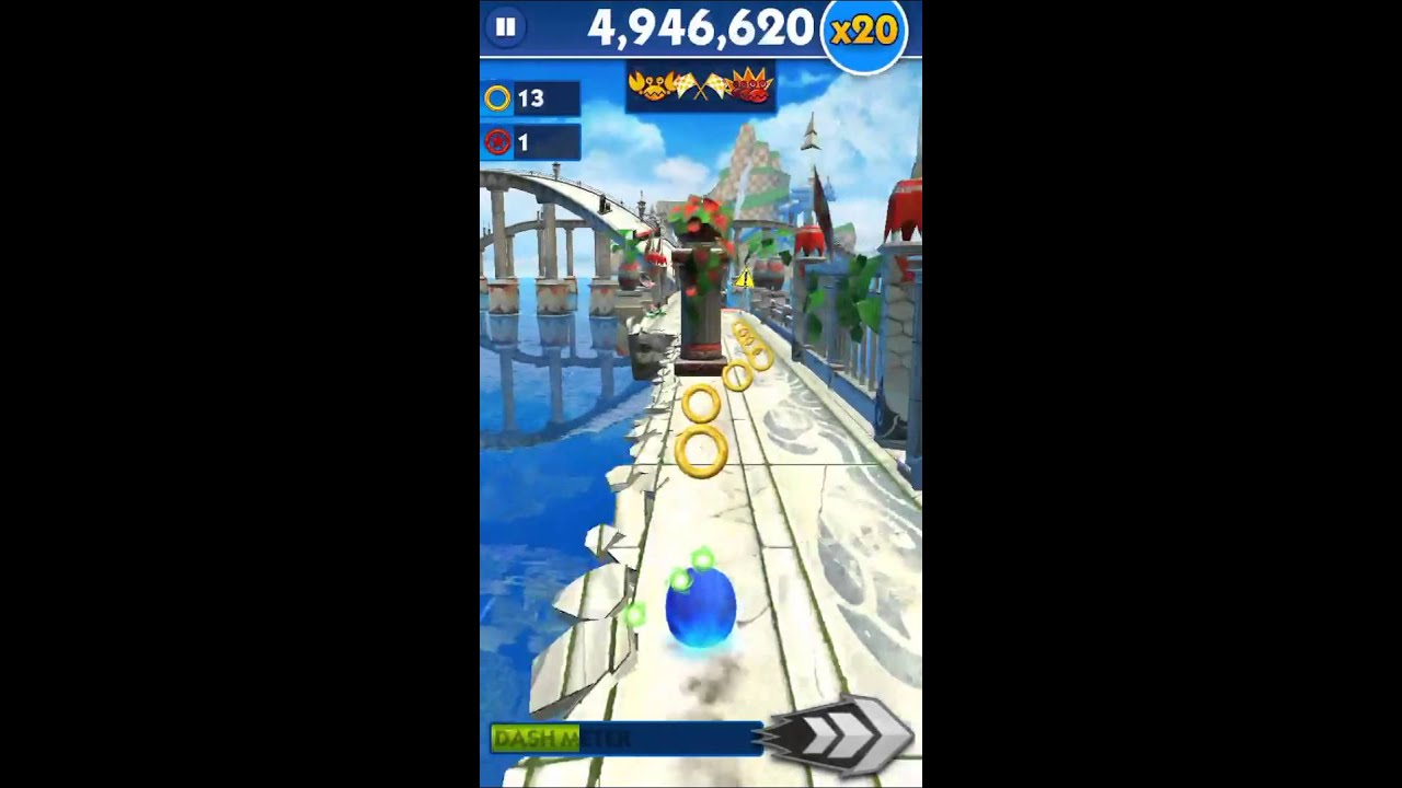 Sonic Dash - WORLD RECORD (9,342,324 points)