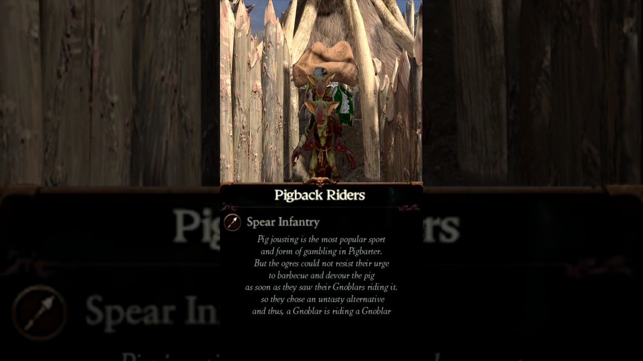 How the Gnoblar Pigback Riders became a Unit in the Ogre Kingdoms