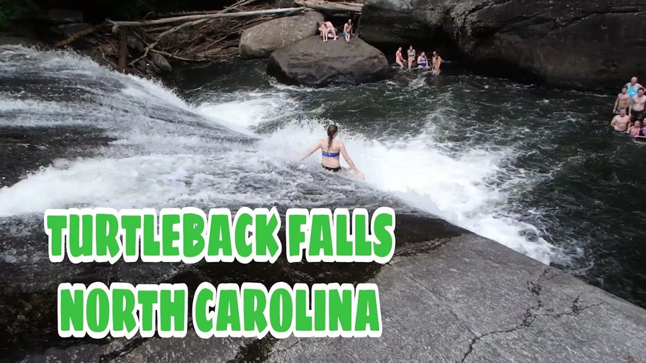 Turtleback Falls NC- Rocksliding Paradise