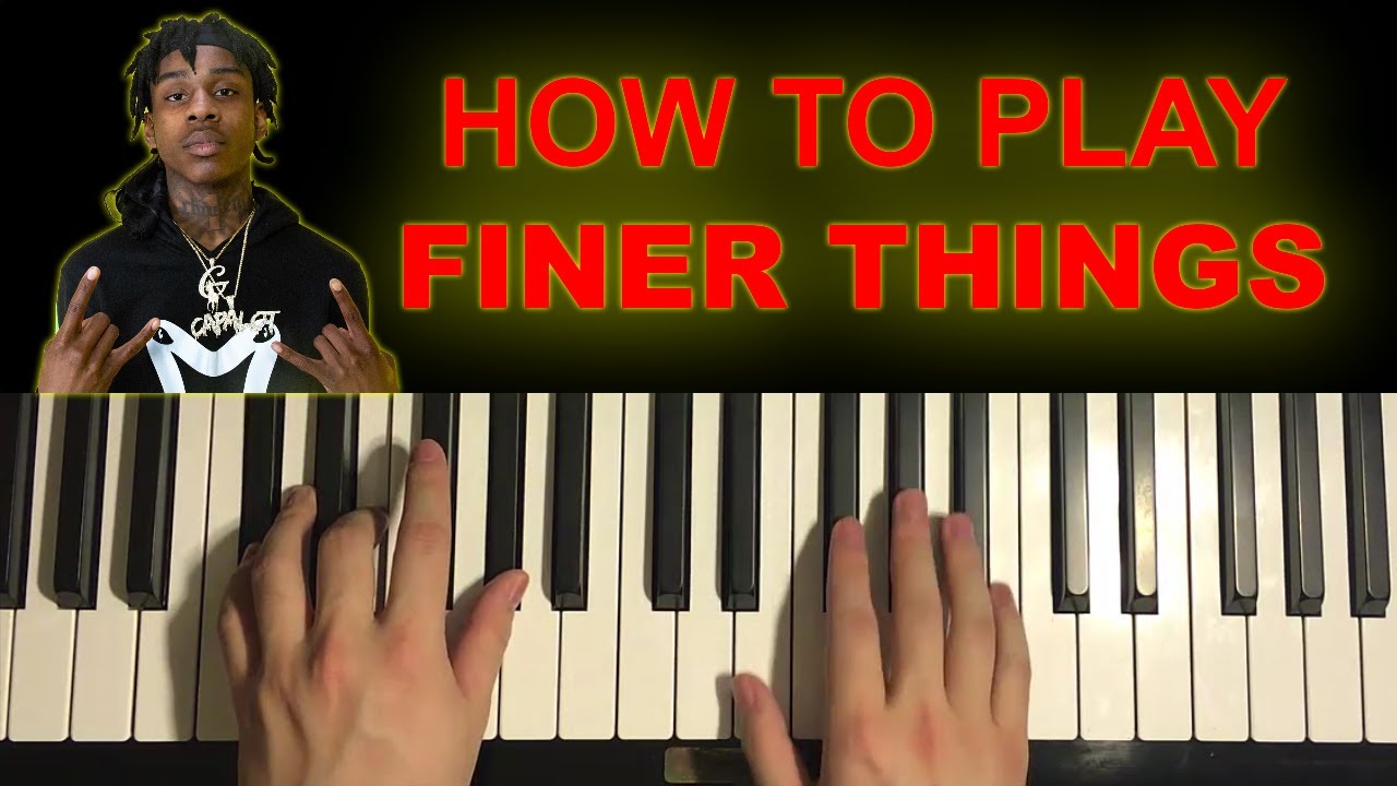 Polo G - Finer Things (Piano Tutorial Lesson)