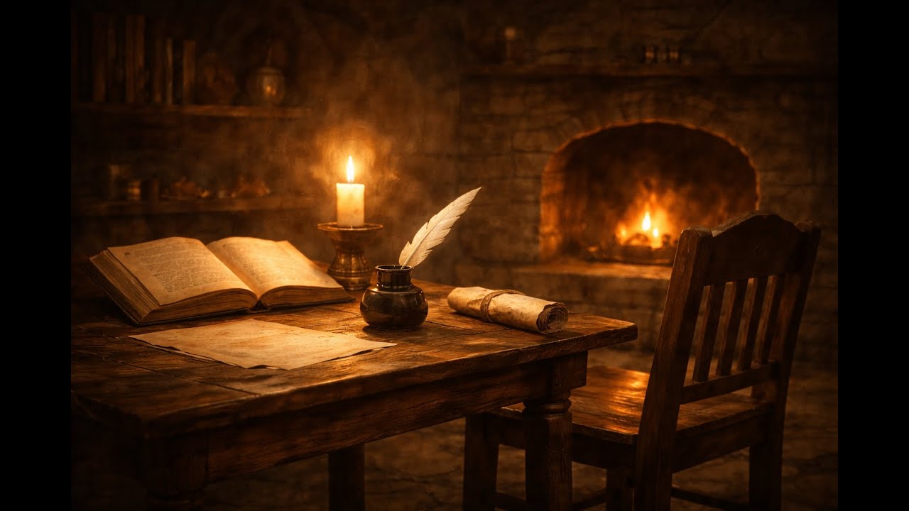 A Boring Medieval Sleep Story | Calm Monastic Vellum Making | No Music