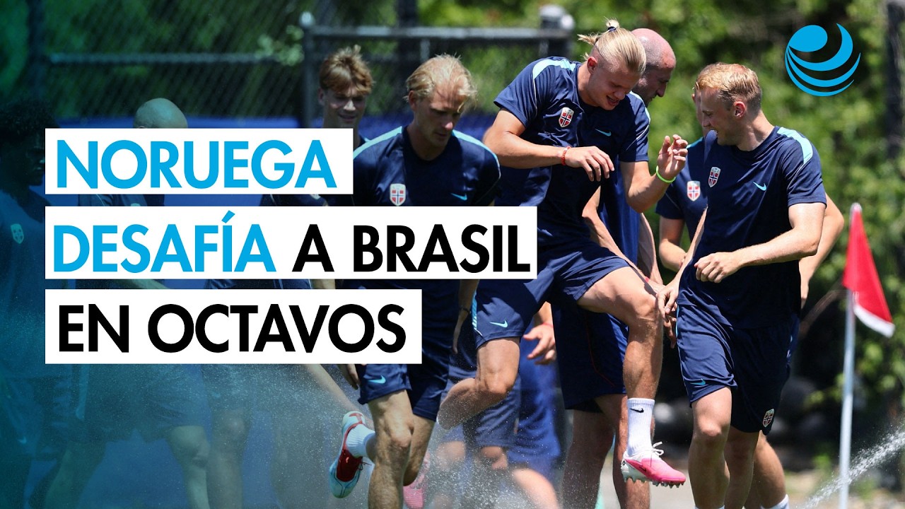 Noruega desaf&iacute;a a Brasil con Haaland como su principal carta rumbo a cuartos de final