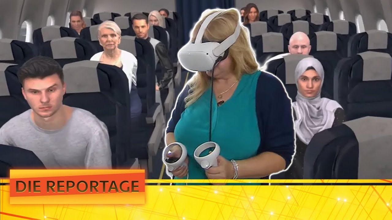 Herzklopfen & Todesangst im Flugzeug: Konfrontationstherapie mit VR! | Die Reportage | ATV