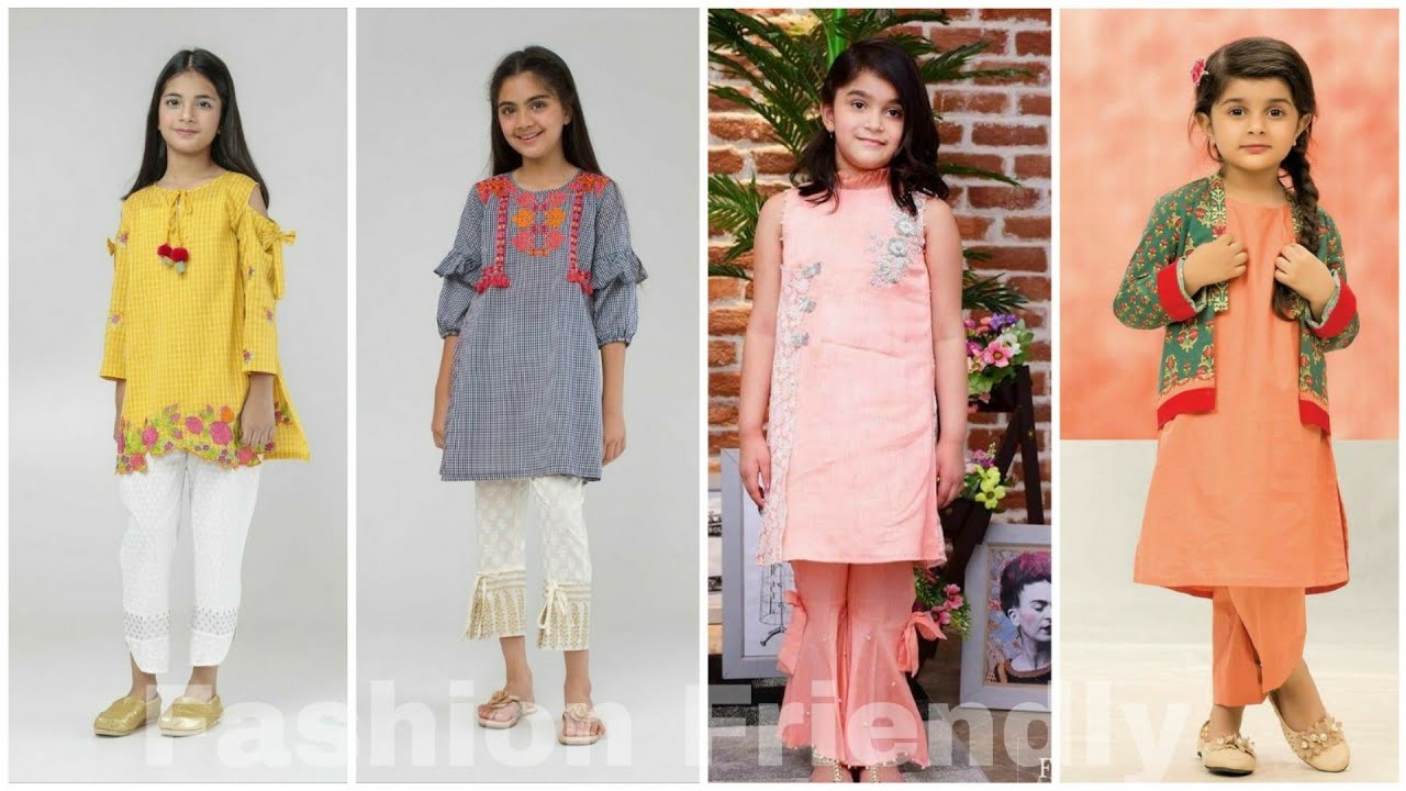 Kurti designs for kids || Kids girls Indian wear dresses || Kids kurties - Fashion Friendly