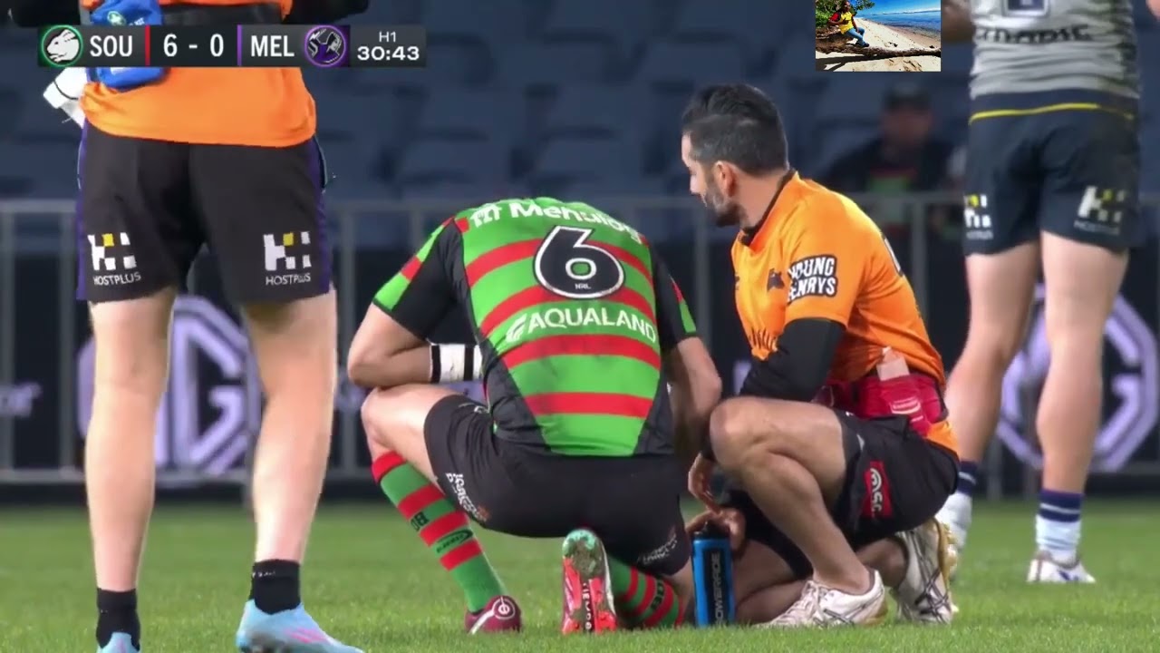 Justin Olam rnd 19 2022 - HD Full Highlight tackle on Cody Walker