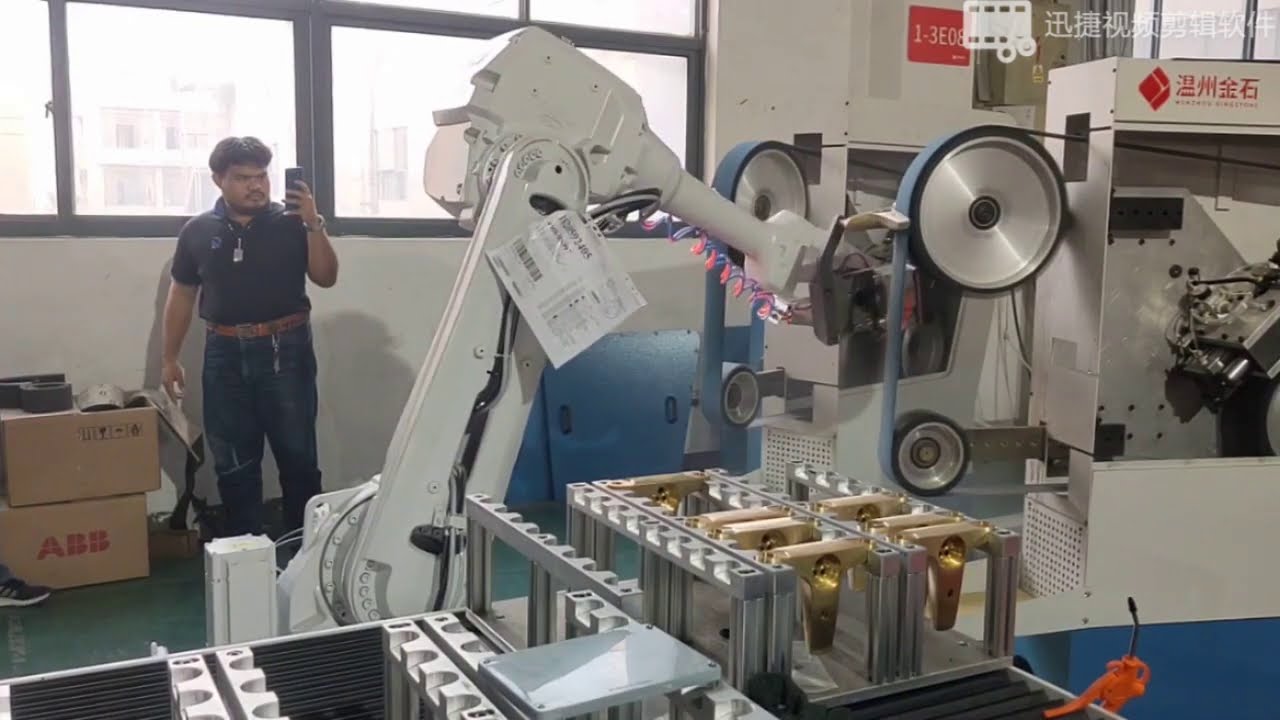 Faucet Polishing Grinding with ABB Robot