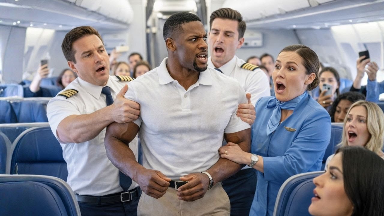 “Black Single Dad Removed from First Class — Then Fires Everyone Before Landing”
