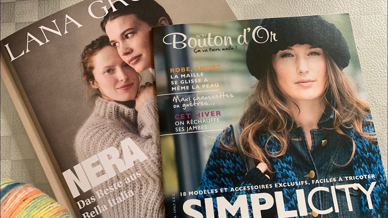 Tricot 🧶les catalogues Lana Grossa, Bouton d’Or 🧶