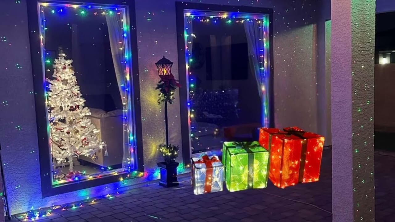 Light-Up Christmas Gift Boxes &ndash; LED Porch Decor for a Magical Holiday