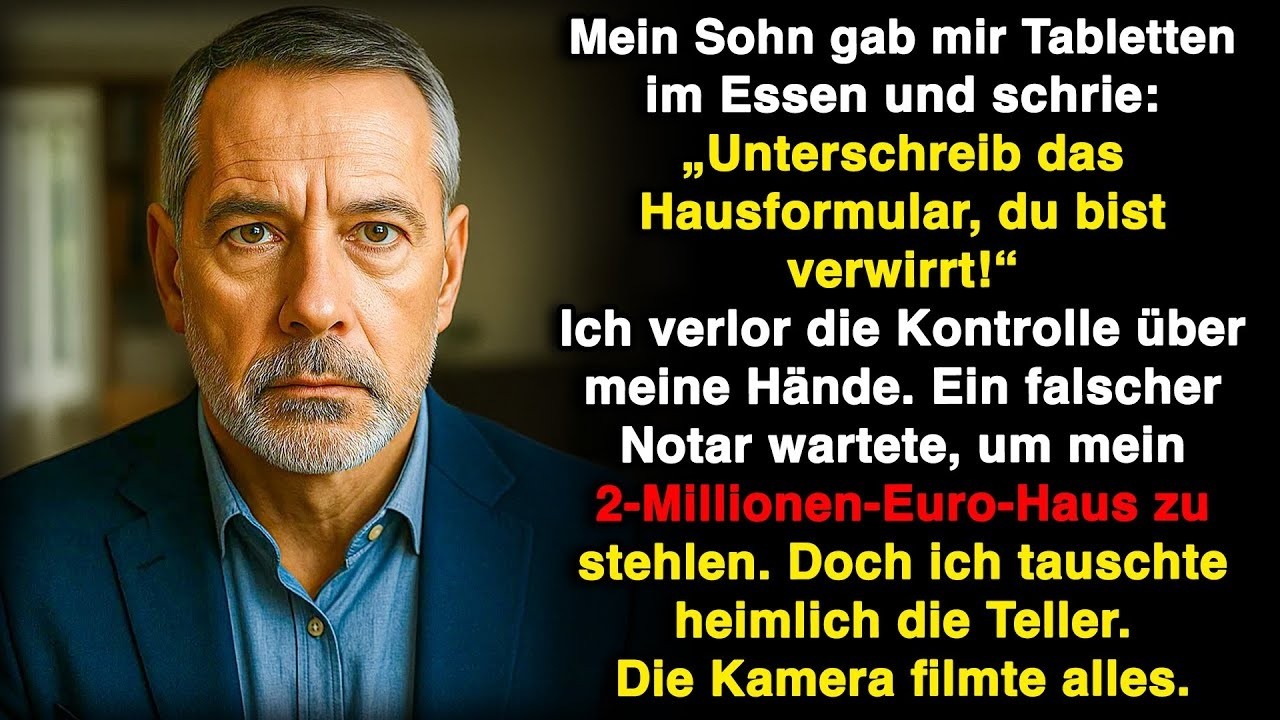 Mein Sohn betäubte mein Abendessen, um mein Haus im Wert von 2 Millionen Euro zu stehlen, doch ich…