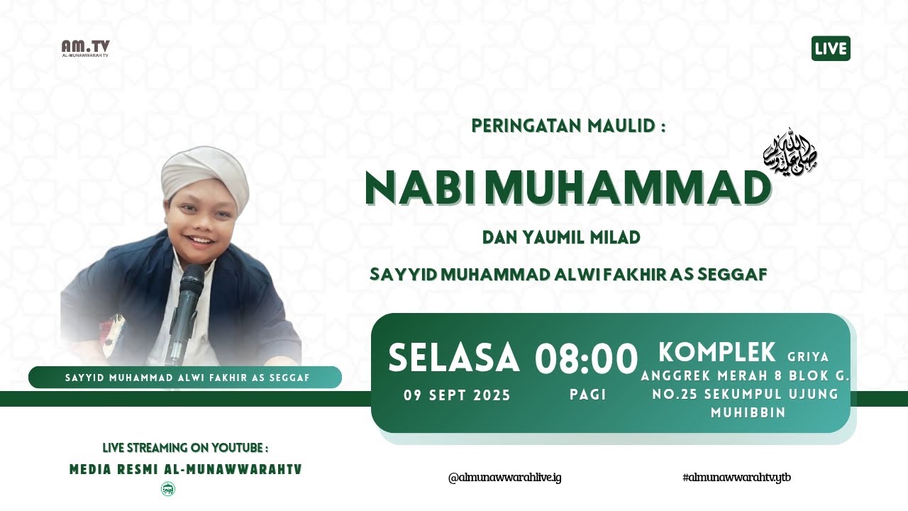 PERINGATAN MAULID NABI MUHAMMAD SAW.